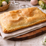 Rustico di pasta sfoglia pasquale