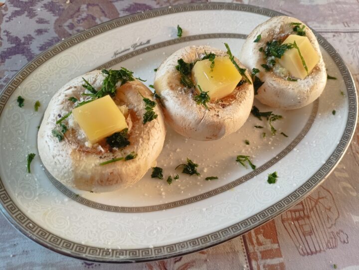 Funghi prataioli al formaggio