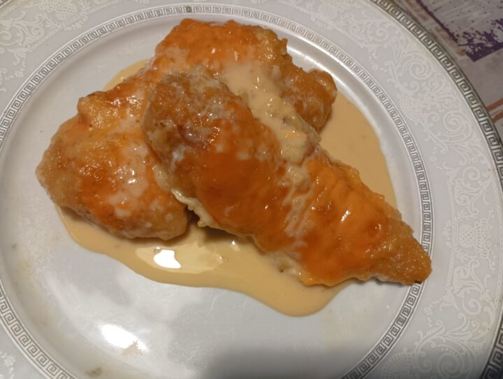 Cotolette di pollo con cheddar al latte