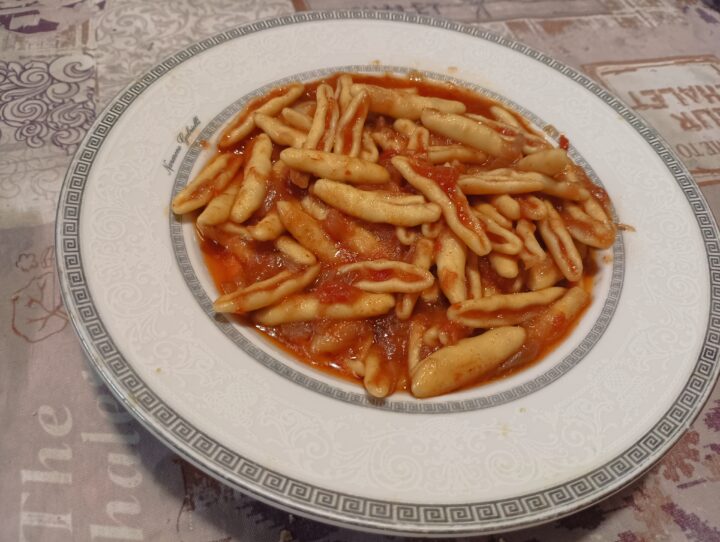 Cavatelli al ragù di cipolla di Tropea