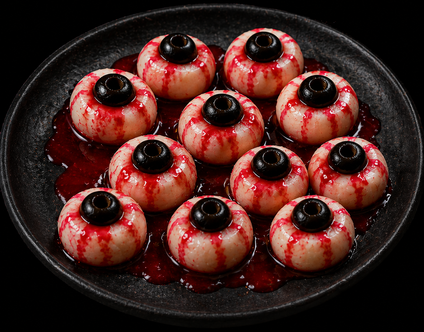 Occhi insanguinati, ricetta Halloween