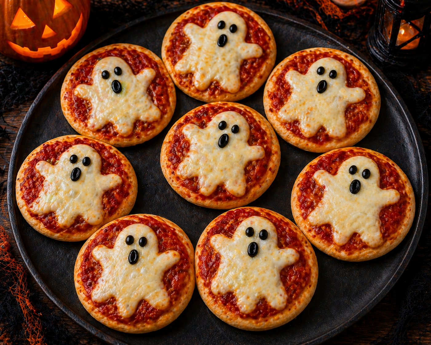 pizzette con fantasmini