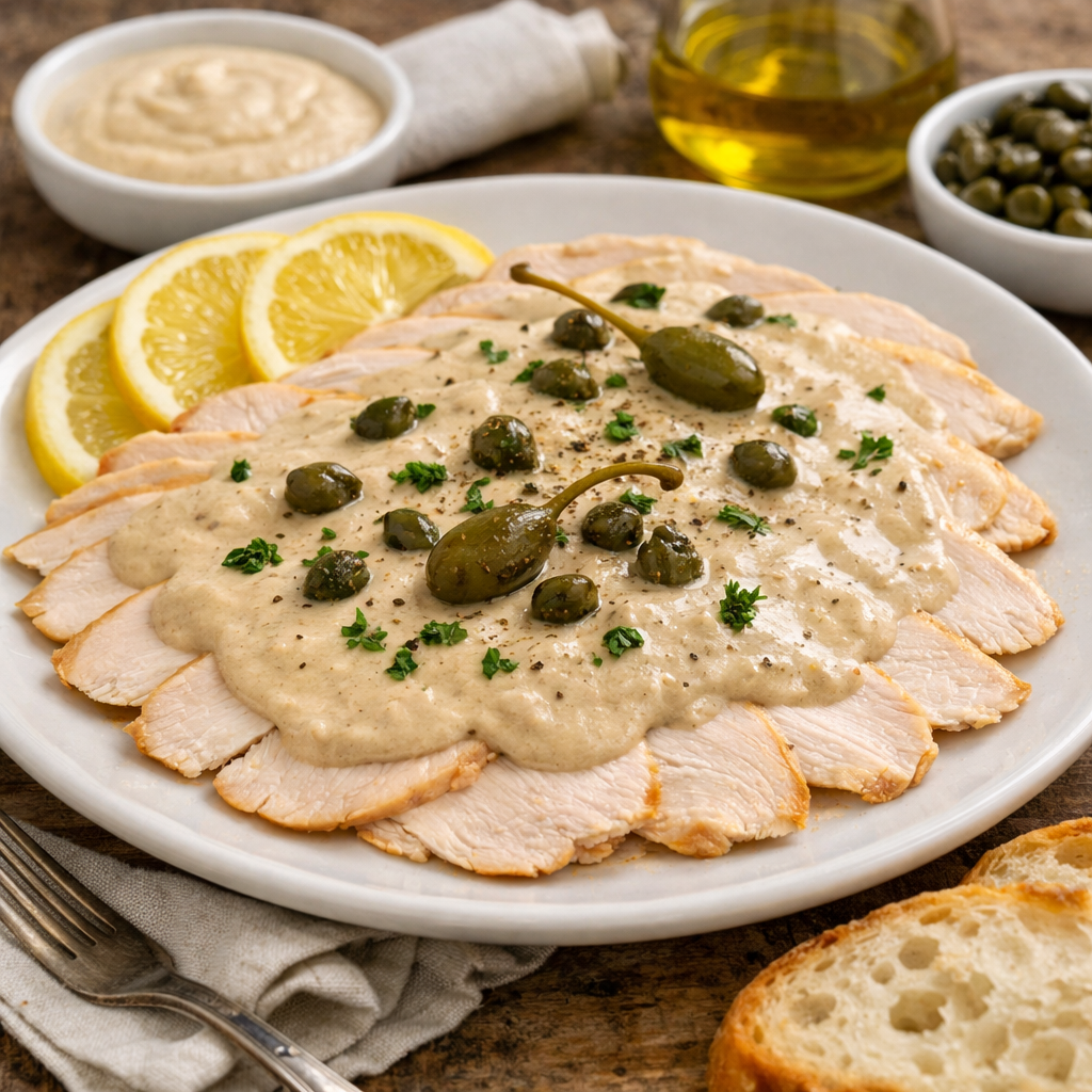 Fettine di pollo tonnato