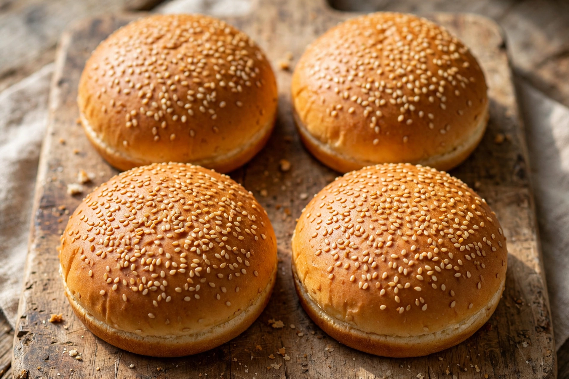 Panini per hamburger fatti in casa
