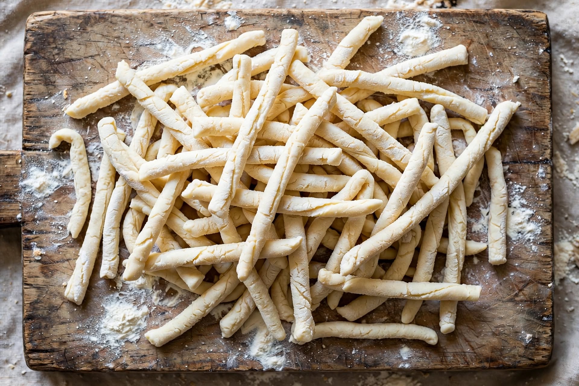 Strangozzi fatti in casa: la ricetta della pasta fresca umbra