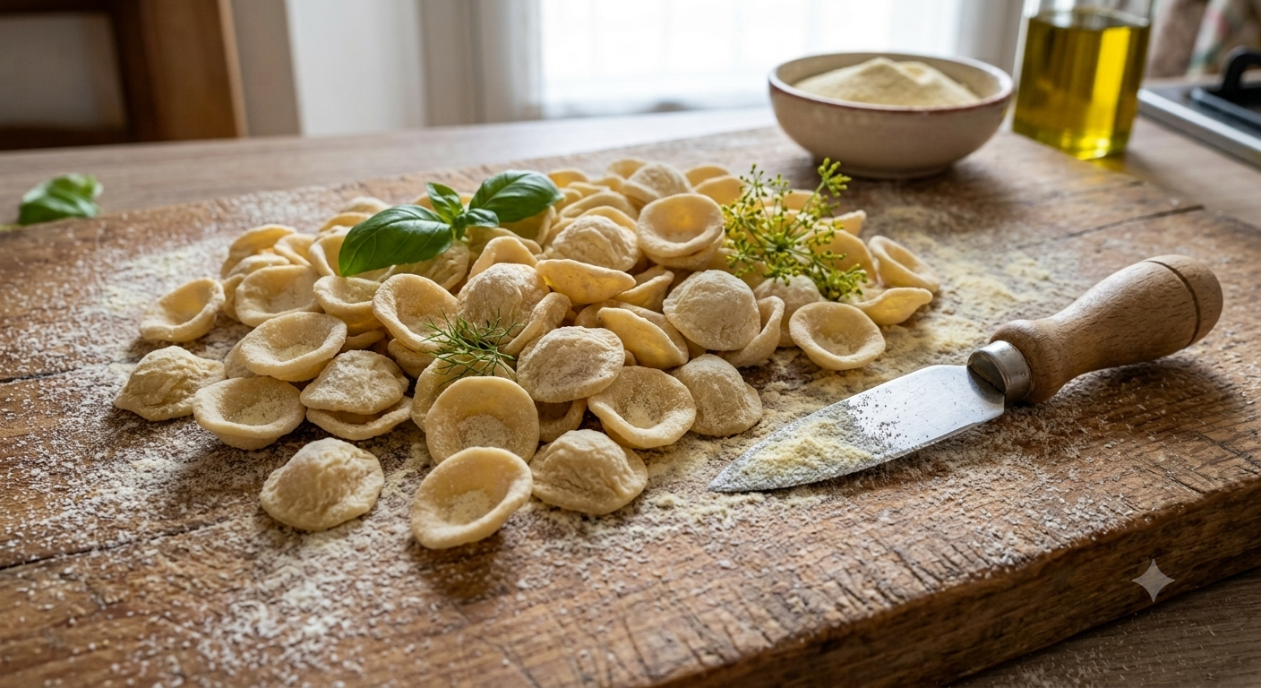 Orecchiette fatte in casa