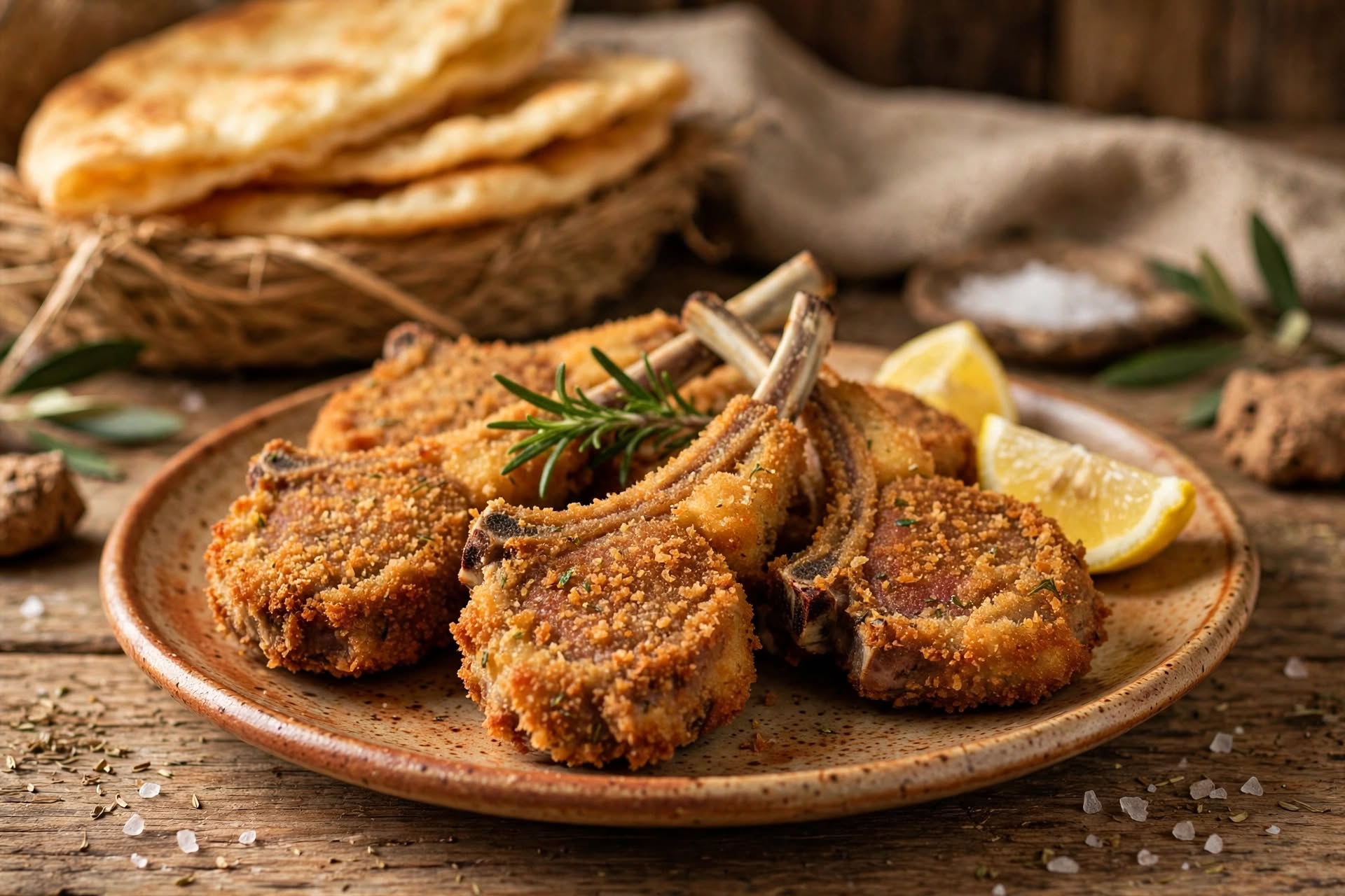 Cotolette di agnello alla sarda