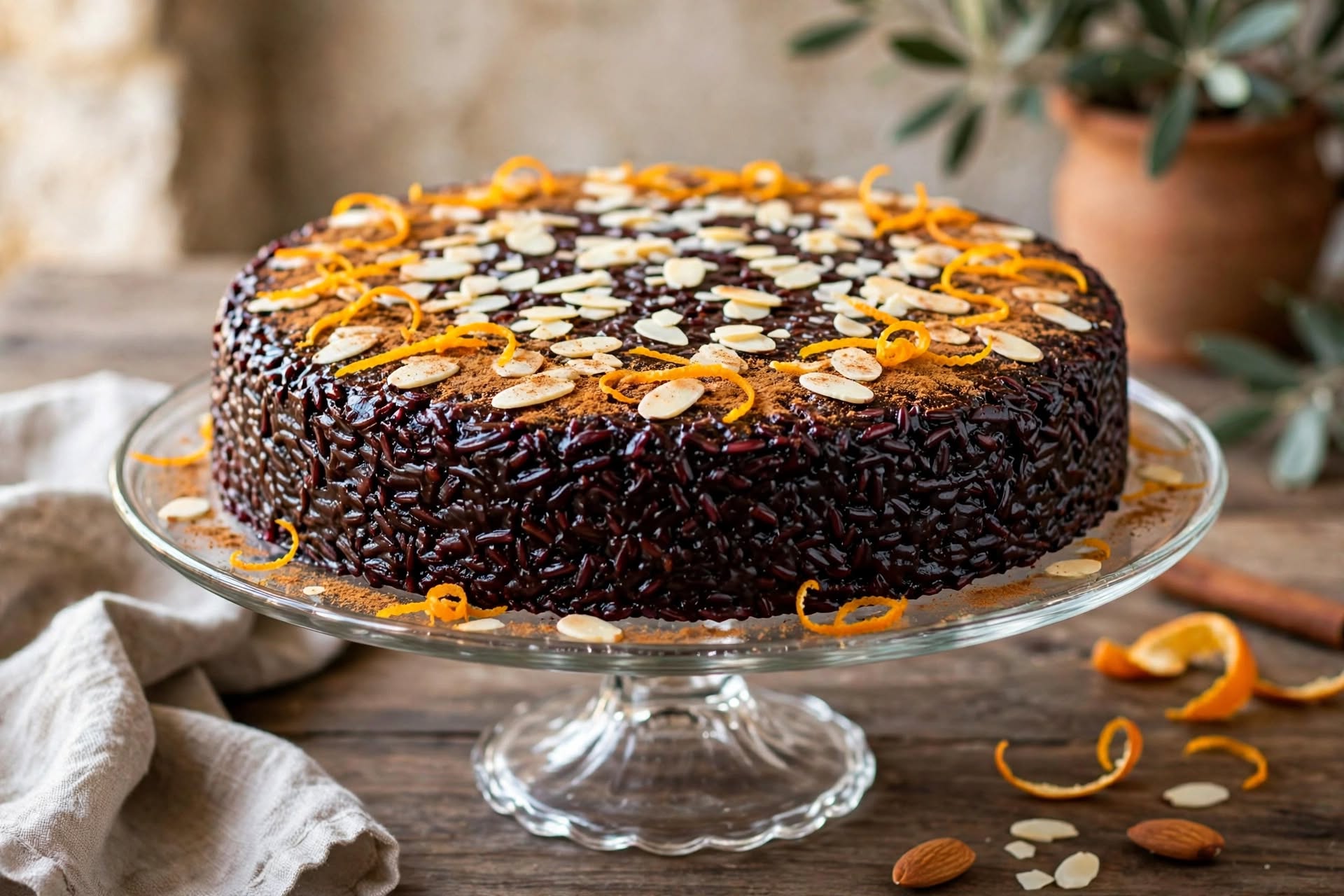 Torta di riso nero alla messinese