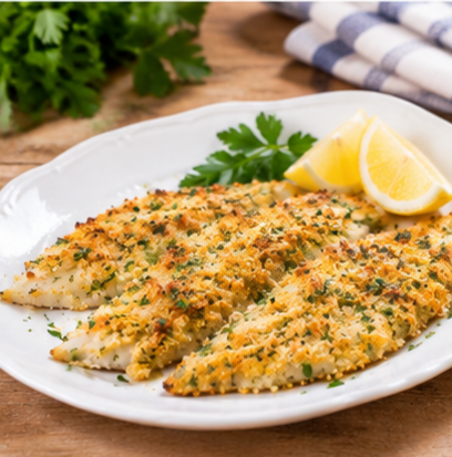 Filetti di sogliola gratinati al forno