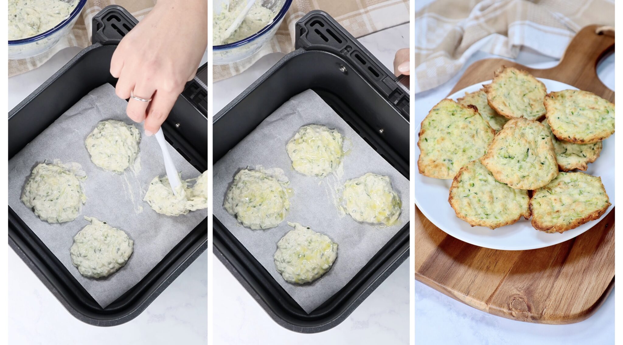 Frittelle di zucchine in friggitrice ad aria - le mille ricette di vale