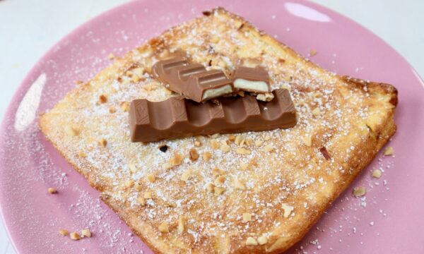French toast Kinder in friggitrice ad aria