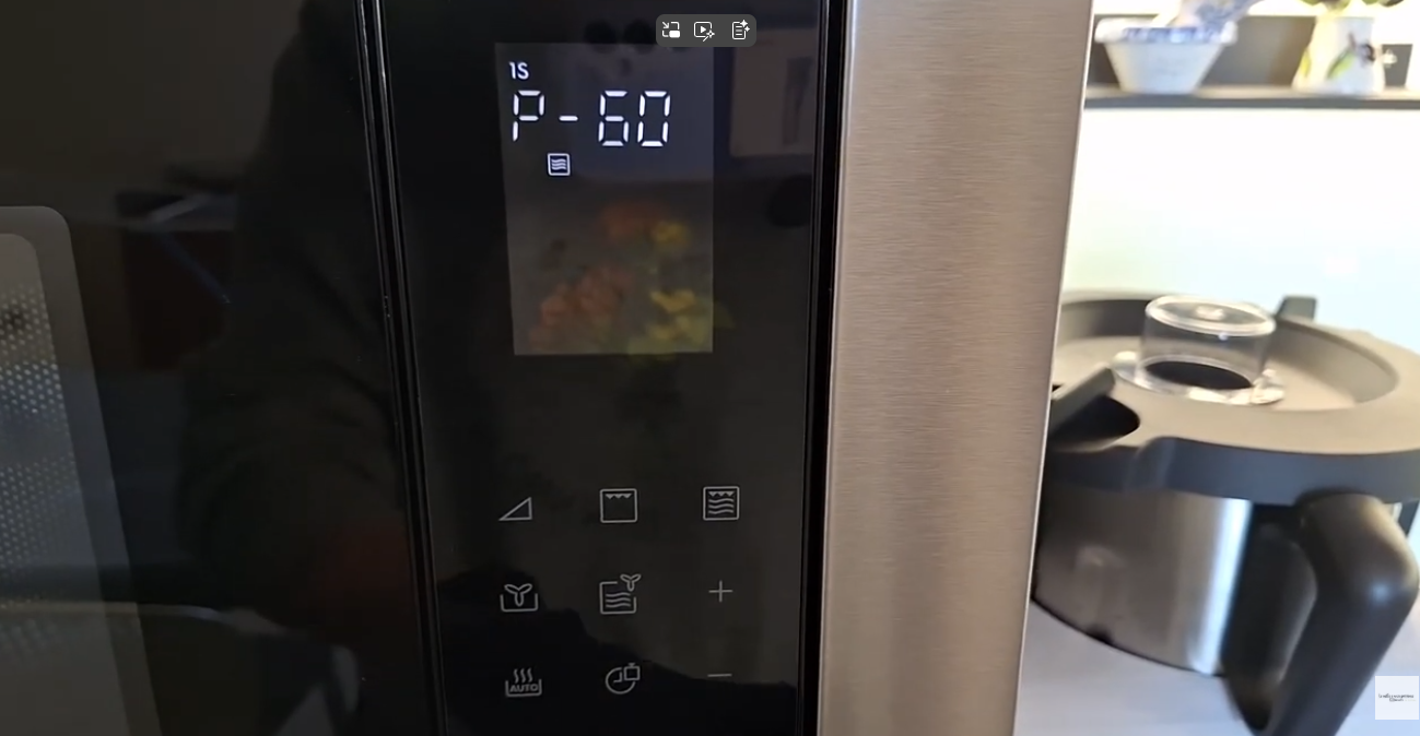 Imposta la potenza media nel microonde