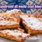 Quadrotti di mele con biscotti Lotus