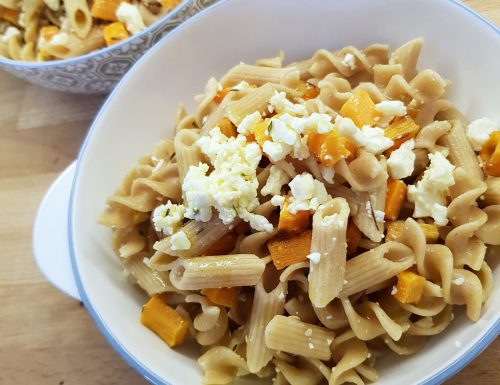 pasta fredda con carote e feta GRECA