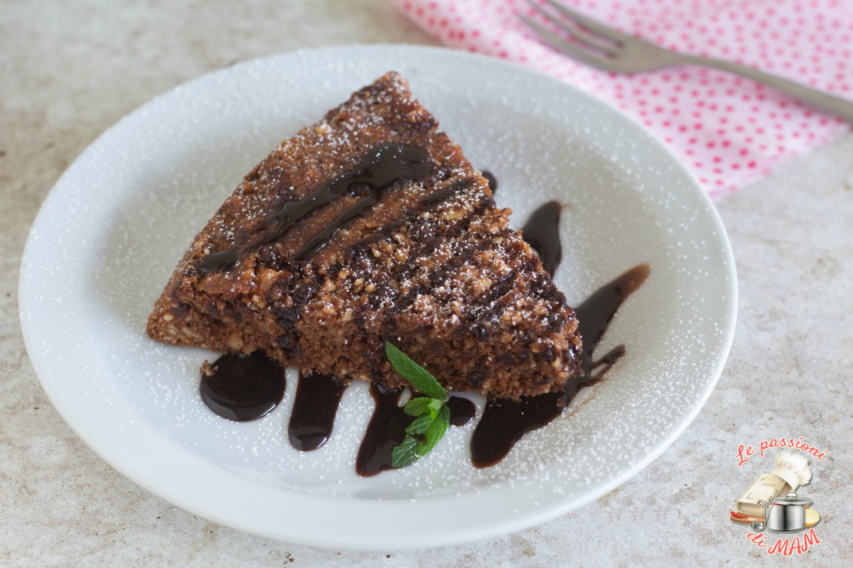 Torta caprese alle nocciole