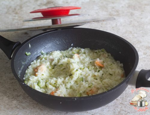 Risotto zucchina e gamberi con Magic Cooker