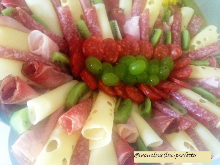 ANTIPASTO MISTO DI SALUMI,FORMAGGI E FRUTTA La cucina (im)perfetta
