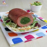 polpettone con spinaci