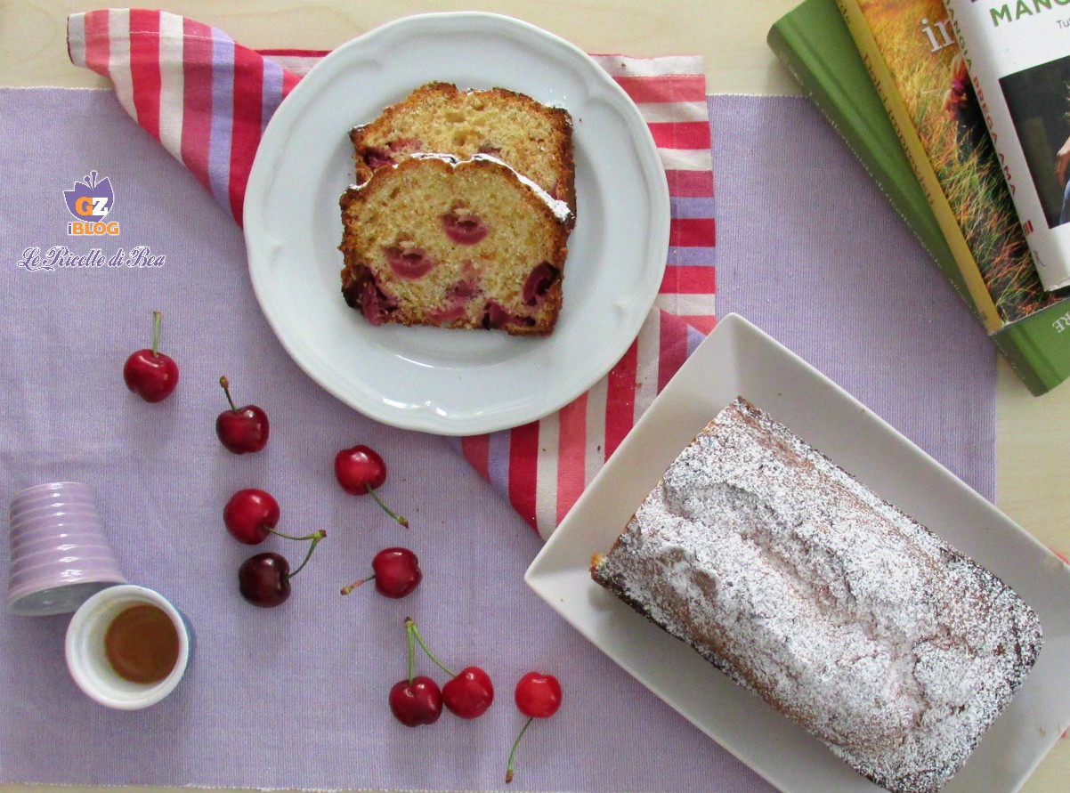 plumcake con ciliegie
