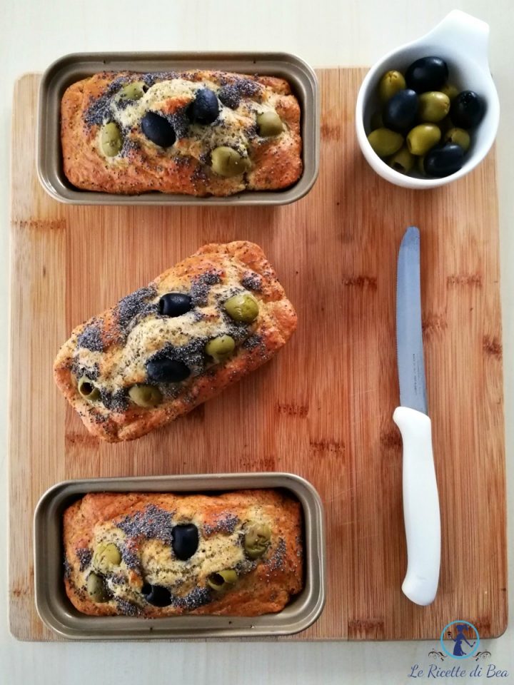 plumcake con le olive