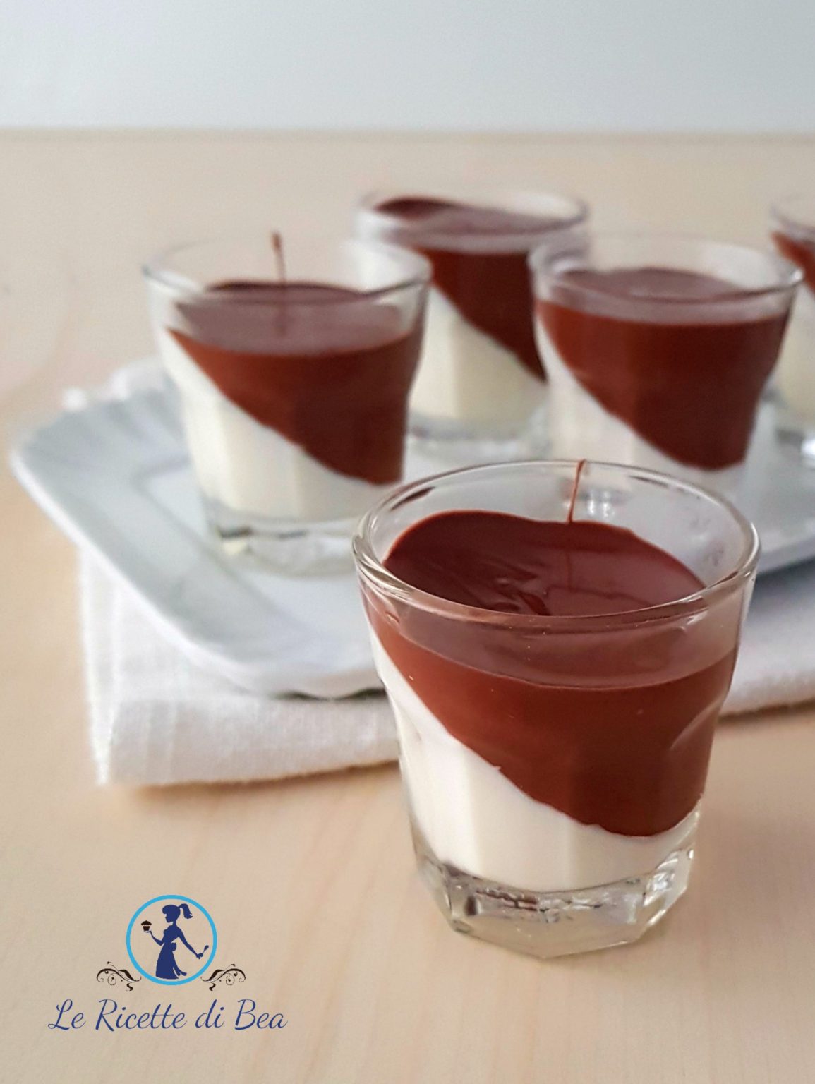 Panna cotta con Nutella ricetta con panna e latte Le Ricette di Bea