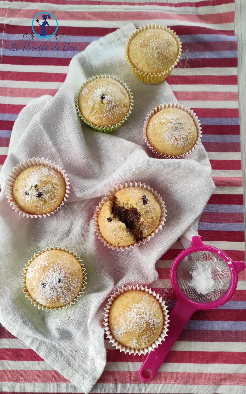 muffin con nutella dal cuore morbido