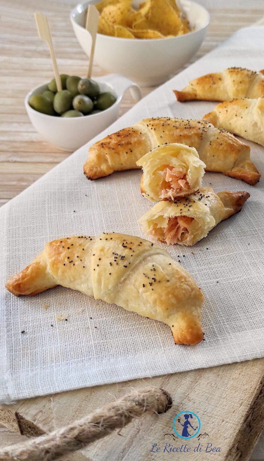 Cornetti Con Pasta Sfoglia Con Salmone E Philadelphia – Le Ricette Di Bea