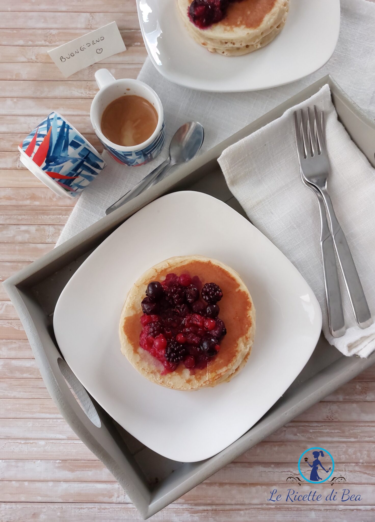 Pancake High Protein per due persone Le Ricette di Bea