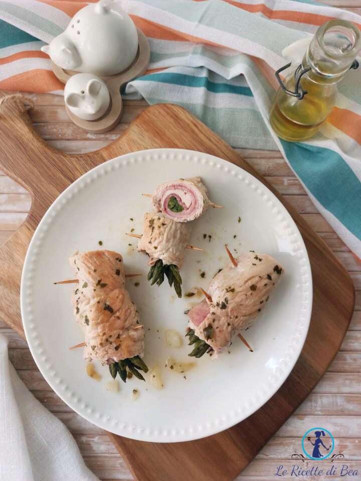 involtini asparagi e cotto