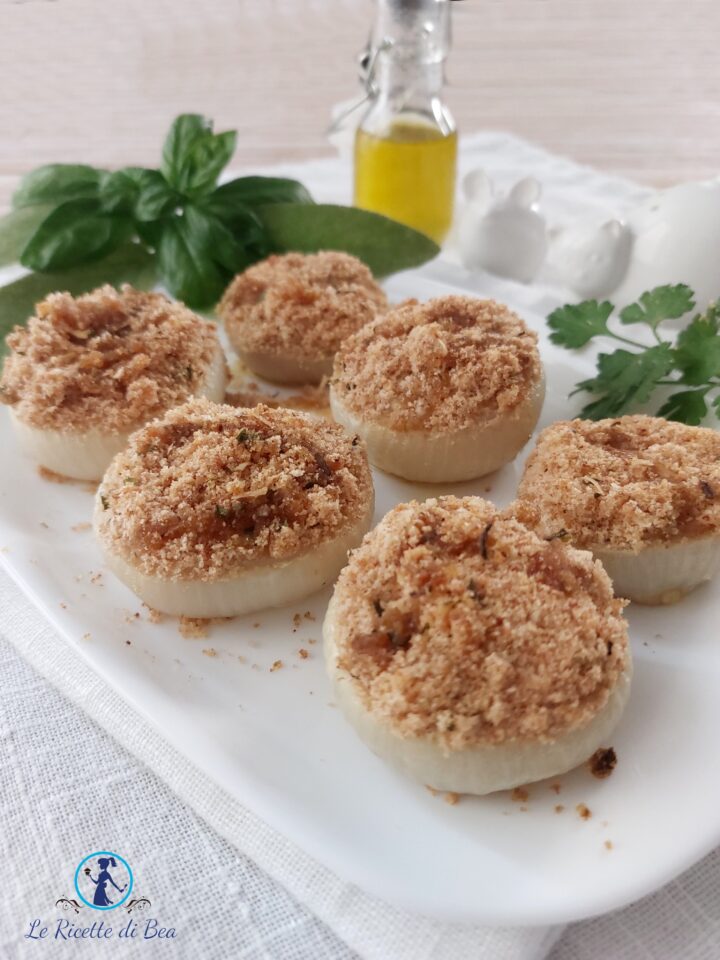 cipolle gratinate cotte in forno