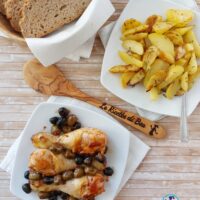 fusi di pollo in padella