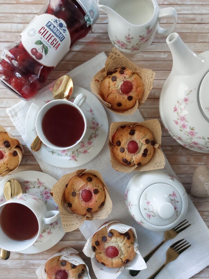 muffin alla ciliegia