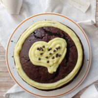 torta con cacao e crema pasticcera della nonna Licia