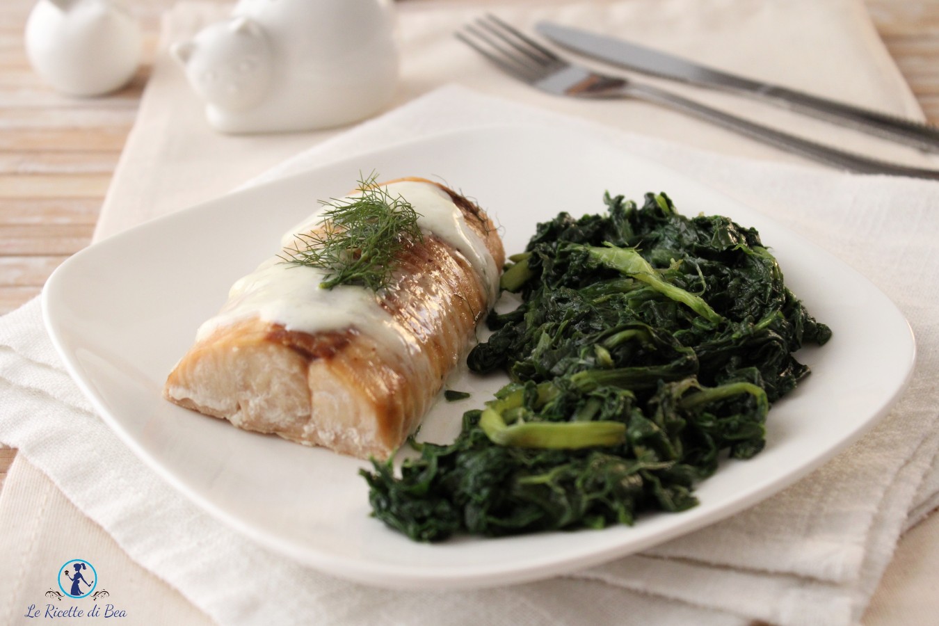filetto di salmone al forno