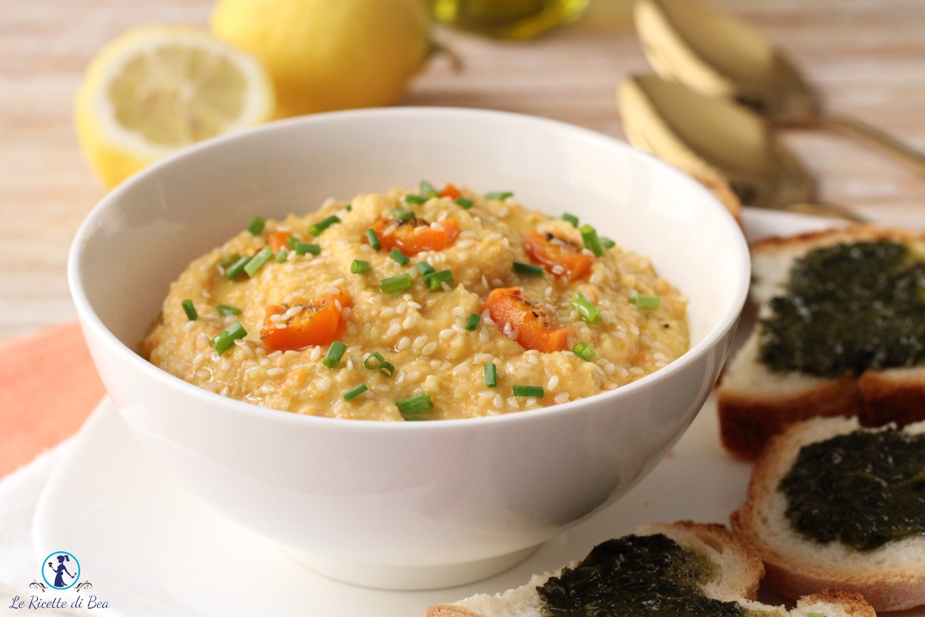 hummus con ceci in scatola