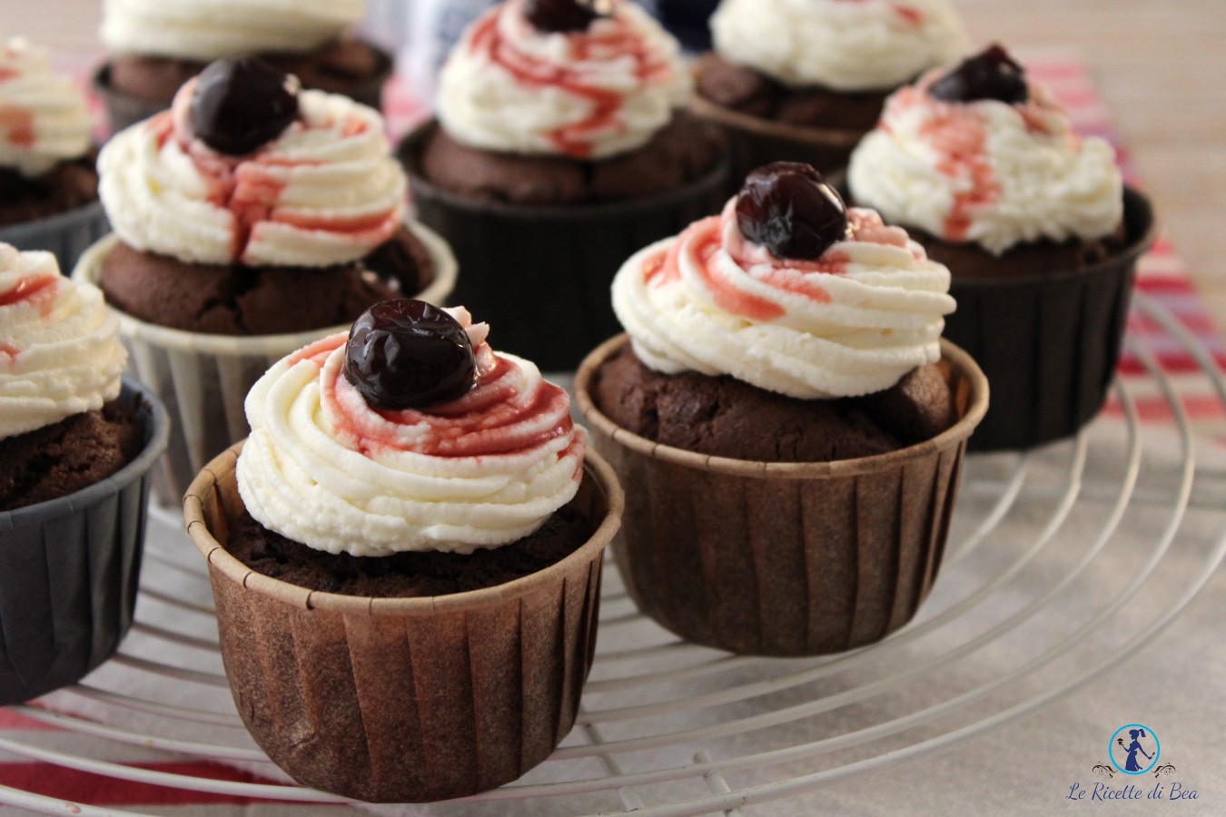 muffin con le amarene