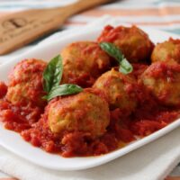 polpetta con legumi in scatola