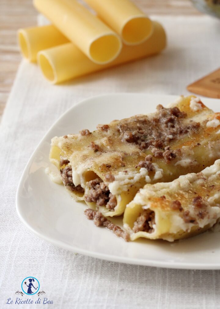 cannellone ripieno di macinato ricetta