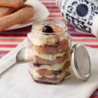 tiramisù veloce con amarene