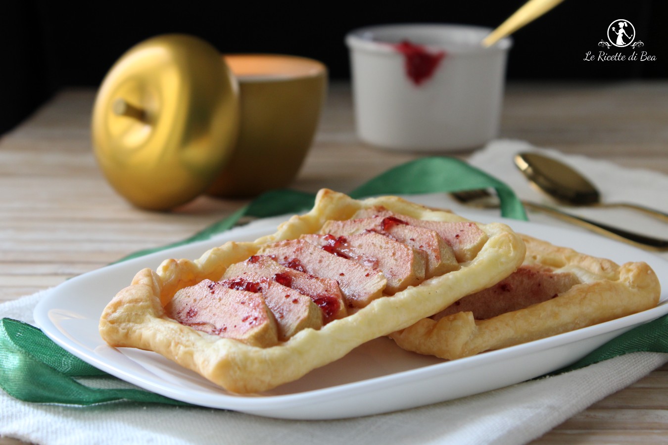 ricetta sfogliatine con mele