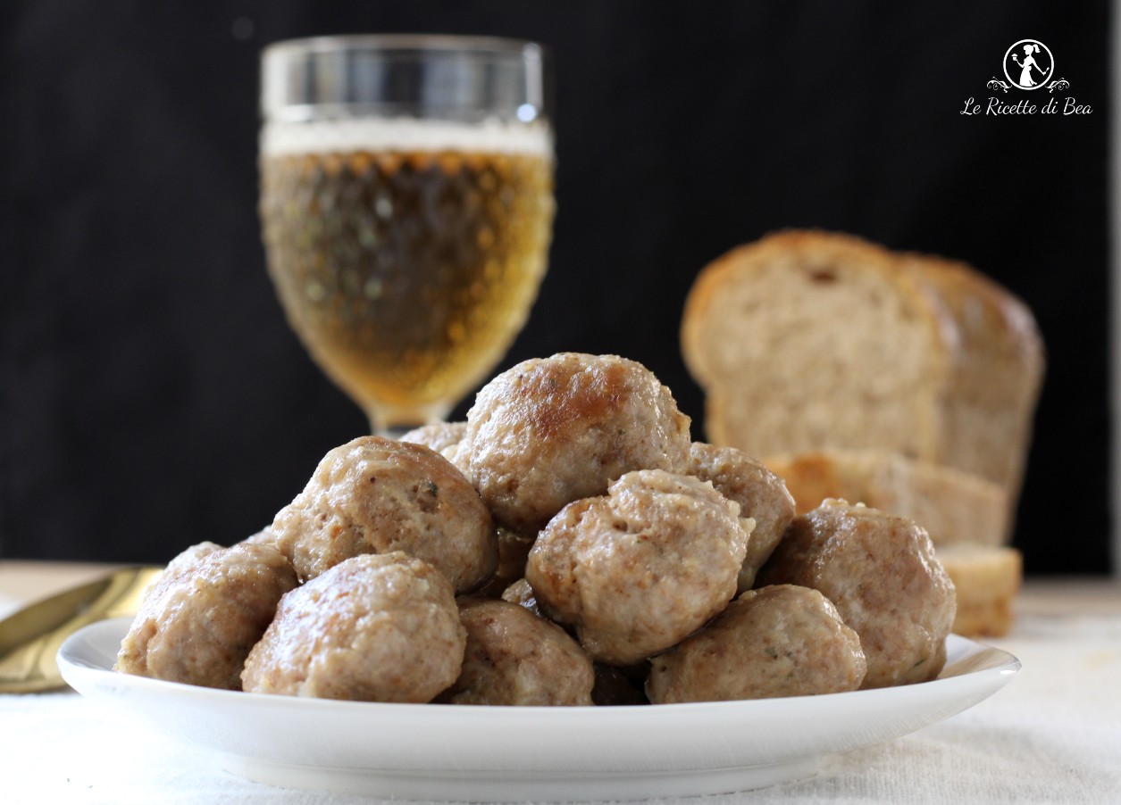 polpette cotte nella birra