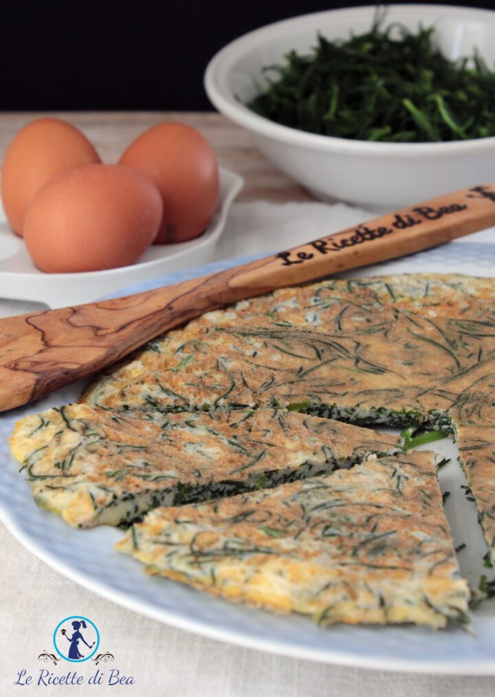 frittata con gli agretti ricetta facile e veloce
