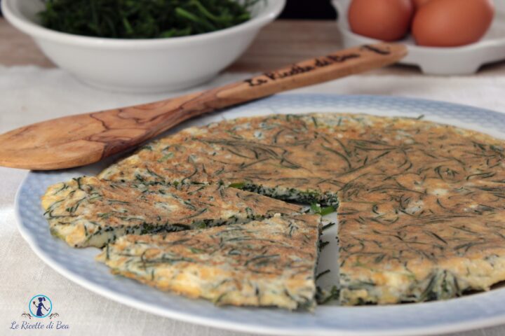 frittatona con gli agretti