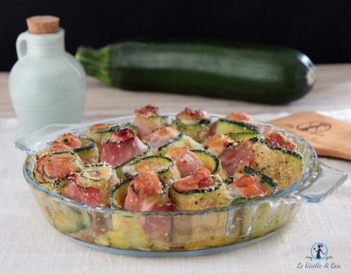 rotolini di zucchine al forno