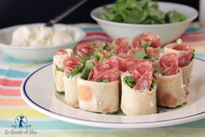 antipasto con piadina