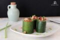 Zucchine ripiene di tonno, pomodori sottolio e olive taggiasche