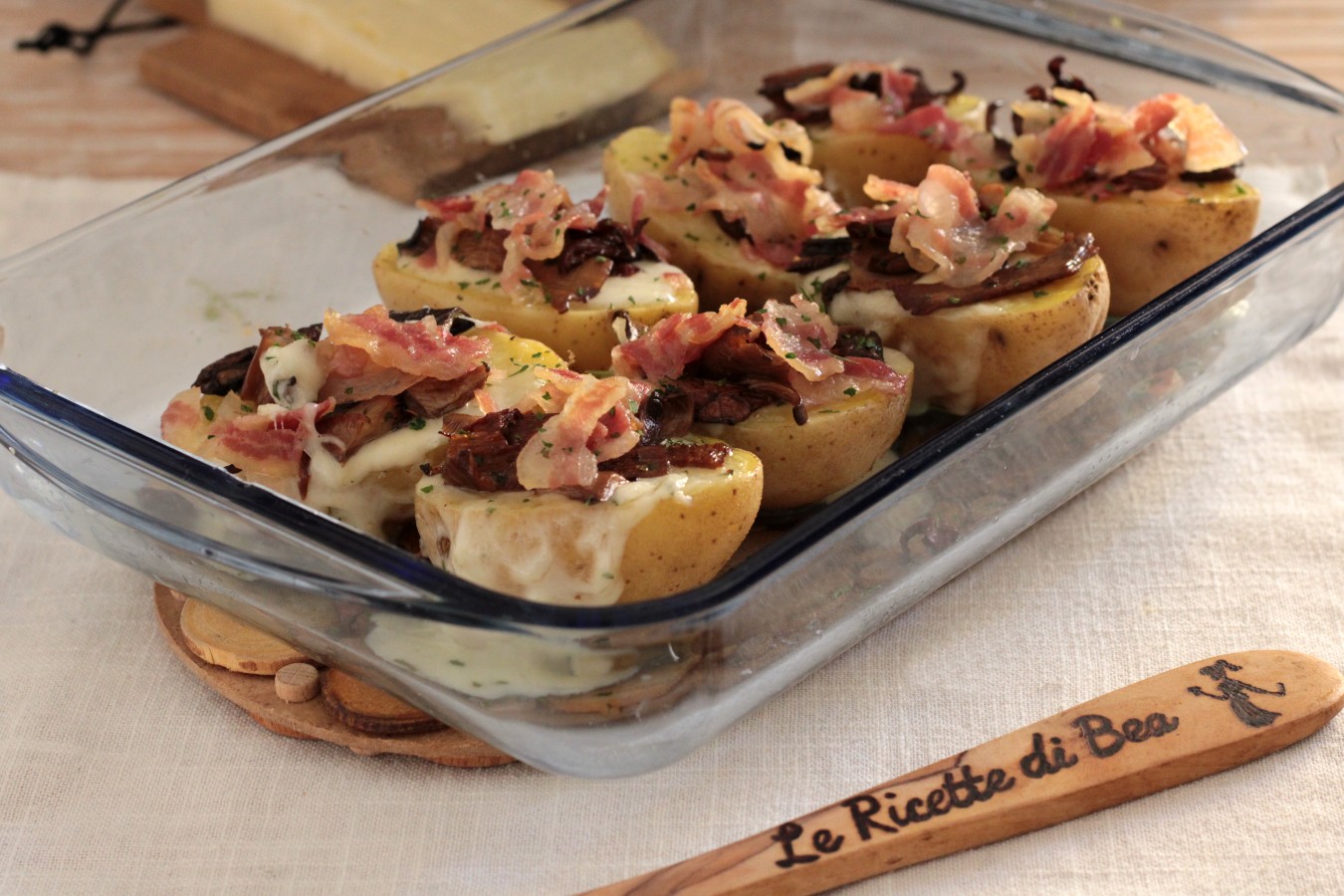 contorno patate al forno con asiago