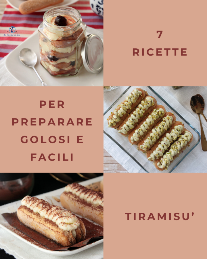 tiramisù 7 ricette golose e facilissime
