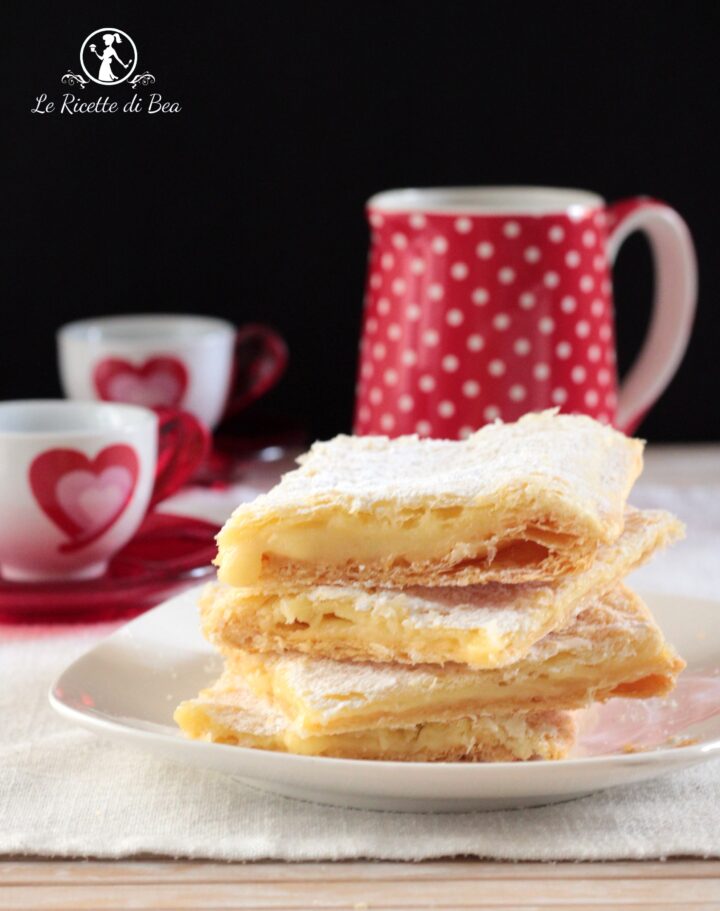torta scendiletto con crema pasticcera fatta in casa