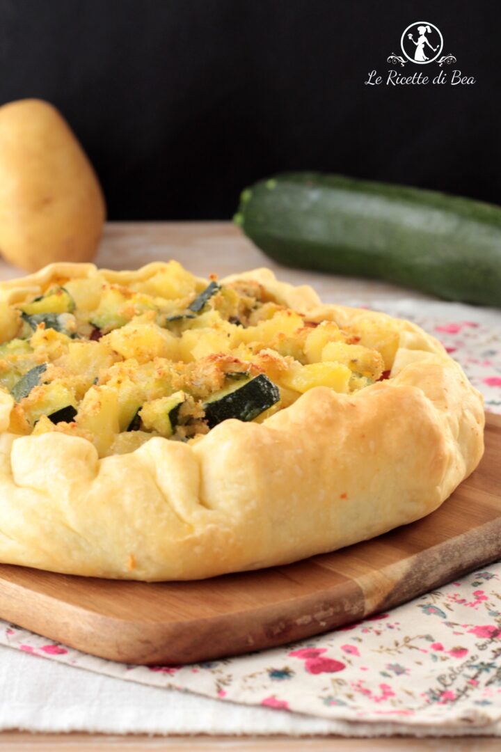 torta salata con zucchine